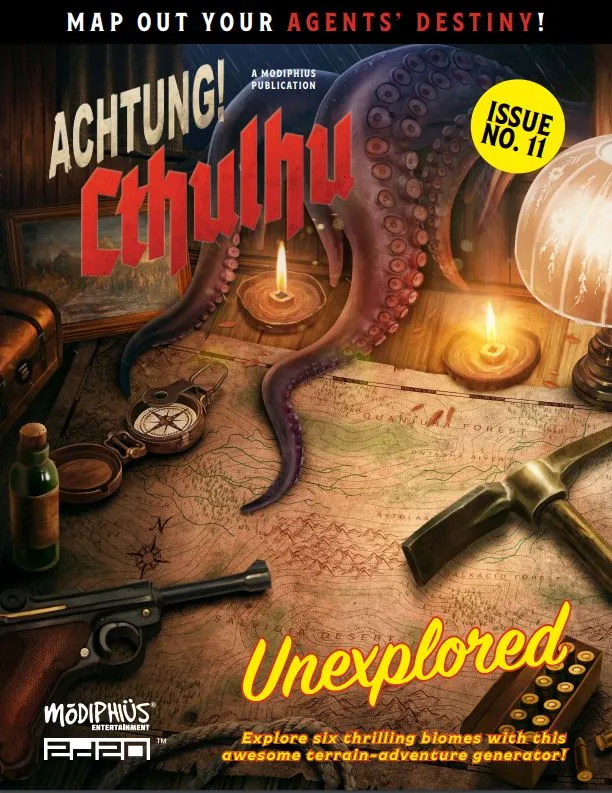 Achtung Cthulhu Unexplored PDF 144 pagine espansione 2d20